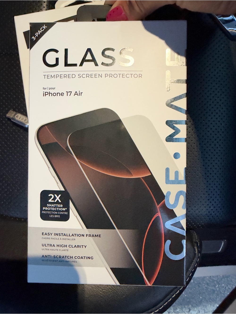 Tempered Glass Screen Protector for iPhone 17 Air - Clear (2 Pack)